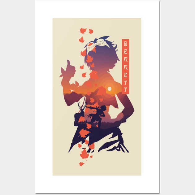 bennett genshin impact Wall Art by SNOWMOONSTORE